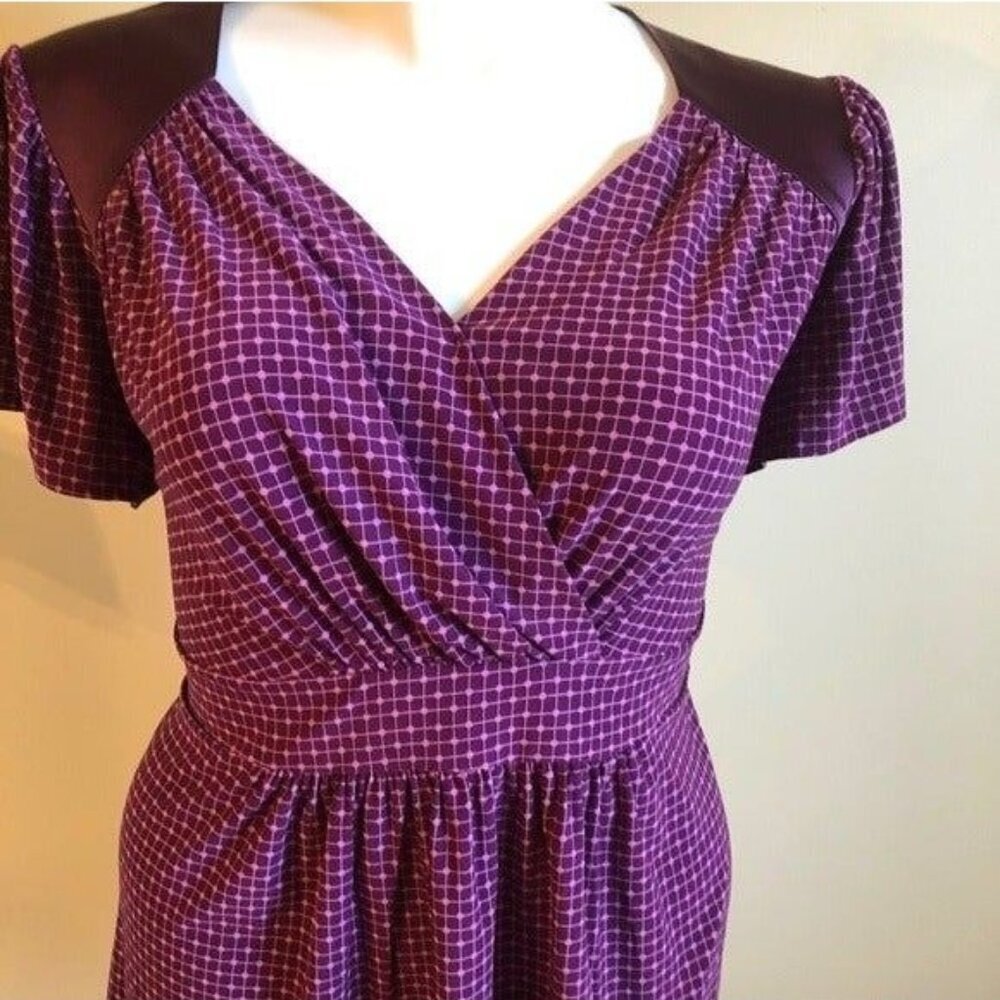 NWT Daisy Fuentes Tie-Back Blouse - Juicy Combo - Size 2X